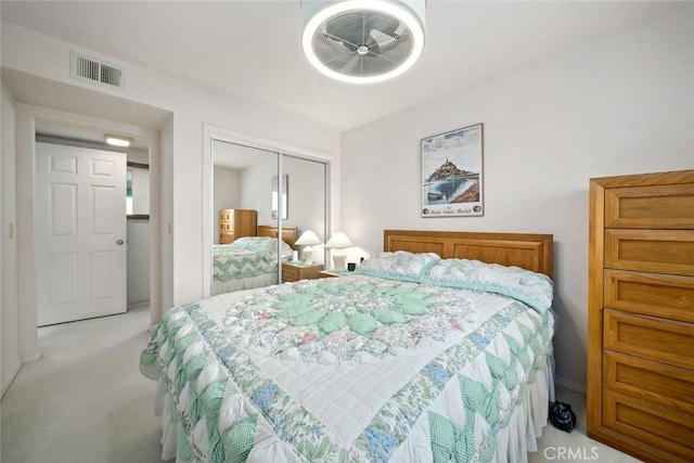 2344 Snowberry Ct, Avila Beach, CA 93424 - carpeted bedroom with a closet and visible vents
