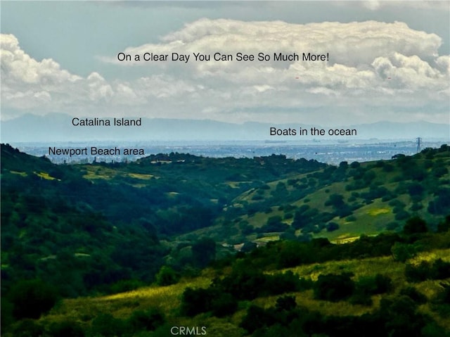 2695 Shady Ridge Ln, Diamond Bar, CA 91765 - view of mountain backdrop with a nearby body of water
