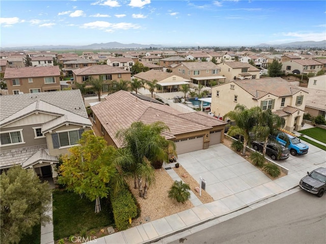 birds eye view of property featuring a residential view