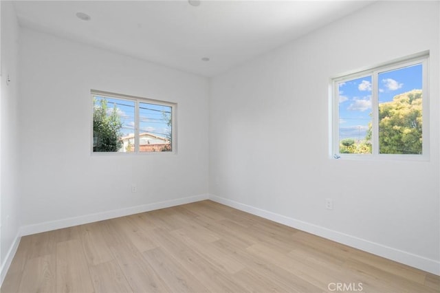 4641 W 130th St, Hawthorne, CA 90250 - spare room with light wood-style flooring and baseboards