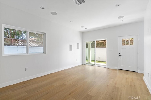 4641 W 130th St, Hawthorne, CA 90250 - spare room with plenty of natural light, light wood finished floors, and baseboards