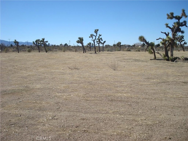 view of landscape with a rural view