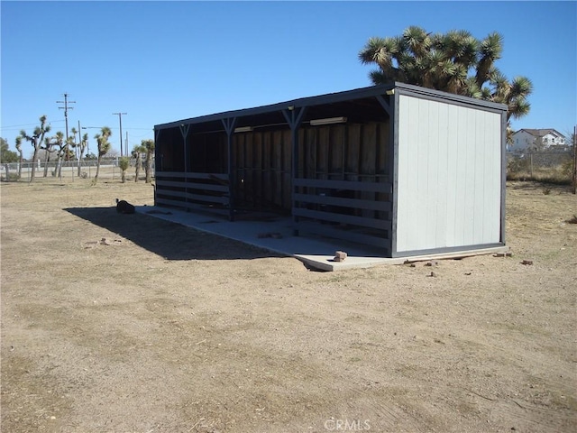 view of stable
