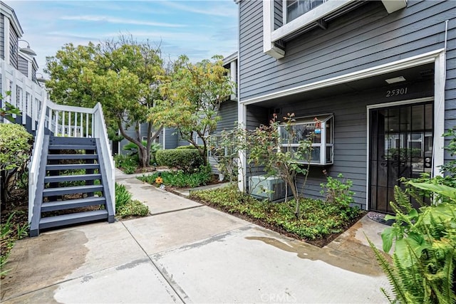 25301 Pine Creek Ln, Wilmington, CA 90744 - doorway to property with a patio area