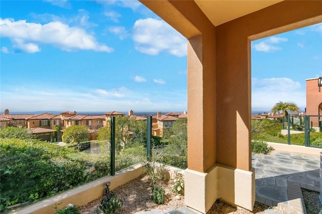 7 Suprema Dr, Newport Coast, CA 92657 - view of patio with a balcony and a residential view