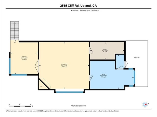 2565 Cliff Rd, Upland, CA 91784 - view of room layout