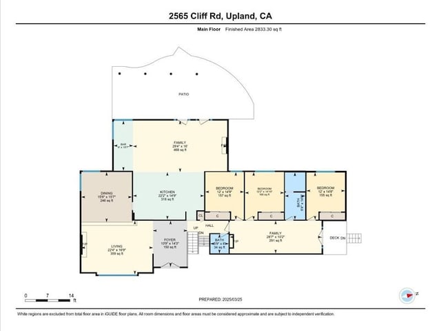 2565 Cliff Rd, Upland, CA 91784 - view of room layout
