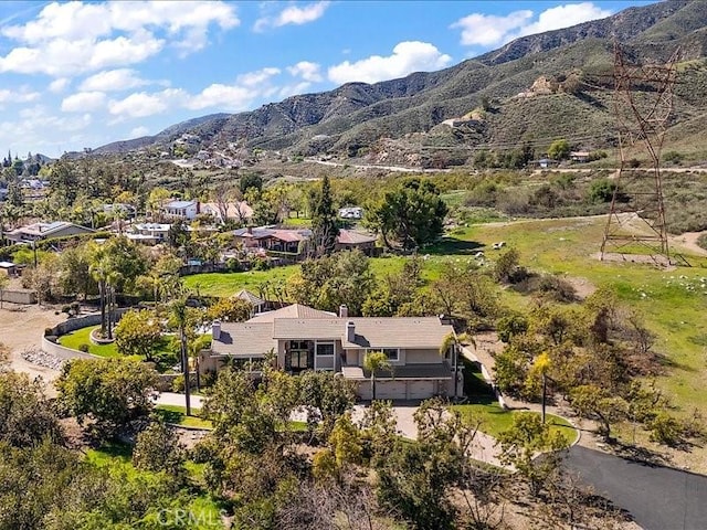 2565 Cliff Rd, Upland, CA 91784 - drone / aerial view featuring a mountain view