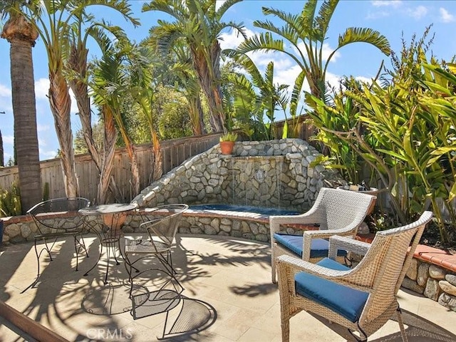 2565 Cliff Rd, Upland, CA 91784 - fenced backyard featuring a patio area