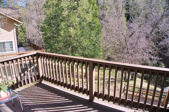 view of deck