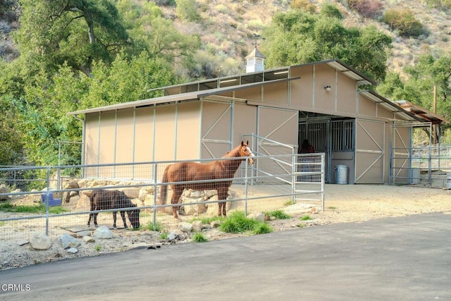 12617 Koenigstein Rd, Santa Paula, CA 93060 - view of horse barn with a view of trees