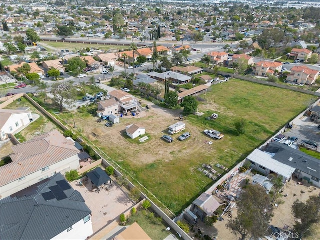 9408 Poplar Ave, Fontana, CA 92335 - aerial view of property and surrounding area featuring nearby suburban area