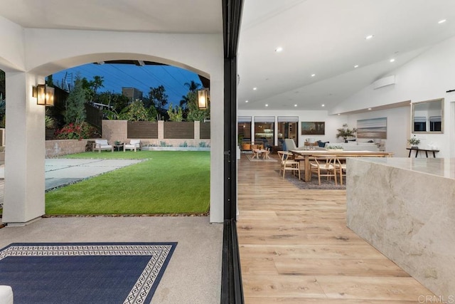 5186 Maynard St, San Diego, CA 92122 - view of patio / terrace with outdoor dining area and a wall mounted AC