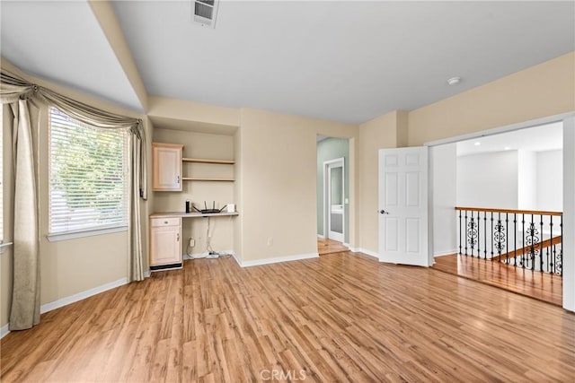 991 Clear Sky Pl, Simi Valley, CA 93065 - unfurnished living room with light wood-style floors