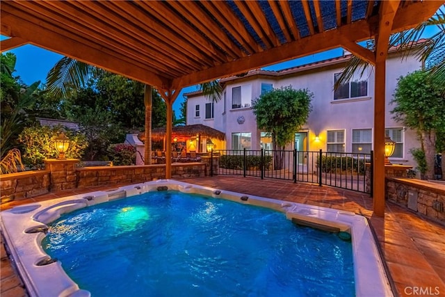 991 Clear Sky Pl, Simi Valley, CA 93065 - view of swimming pool with a pool and a patio area