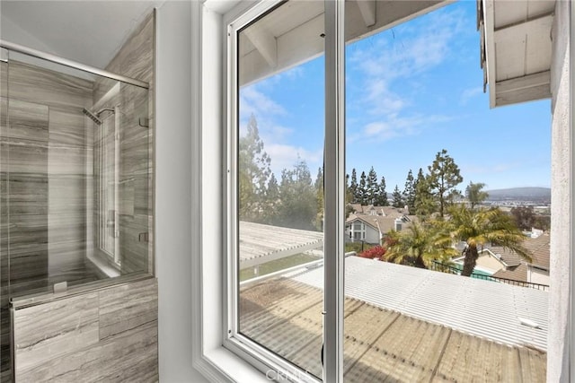 doorway to outside with a healthy amount of sunlight