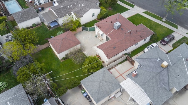 drone / aerial view featuring a residential view