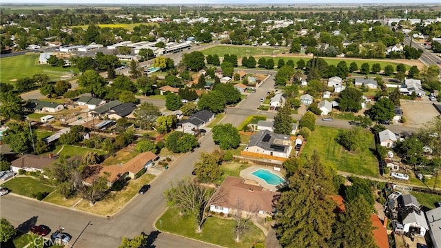 drone / aerial view featuring a residential view