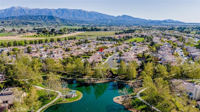 36368 Par Ln, Beaumont, CA 92223 - aerial view of residential area with a water and mountain view