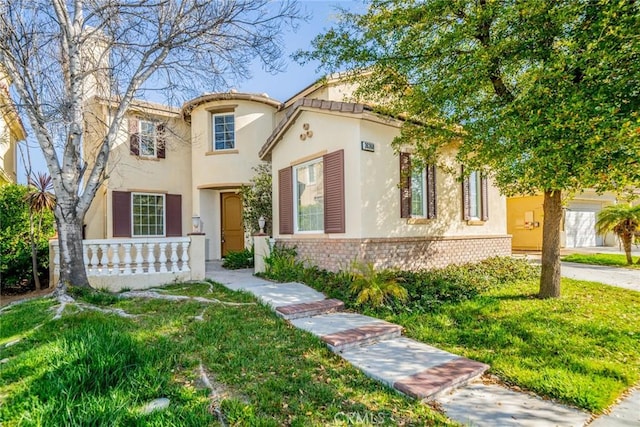 36368 Par Ln, Beaumont, CA 92223 - mediterranean / spanish home featuring stucco siding and brick siding