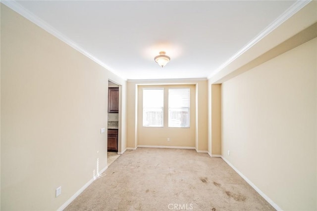 36368 Par Ln, Beaumont, CA 92223 - unfurnished room featuring crown molding, light carpet, and baseboards