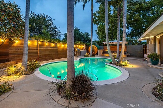 3109 Pattiz Ave, Long Beach, CA 90808 - view of swimming pool with a fenced backyard and a patio