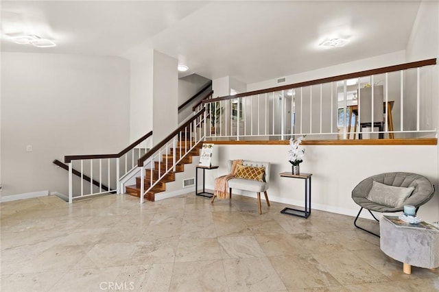 6279 Lincoln Ave, Buena Park, CA 90620 - living area with baseboards and stairway