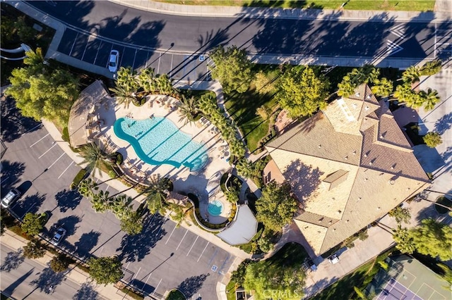 5775 Myrtle Beach Dr, Banning, CA 92220 - aerial view of a pool