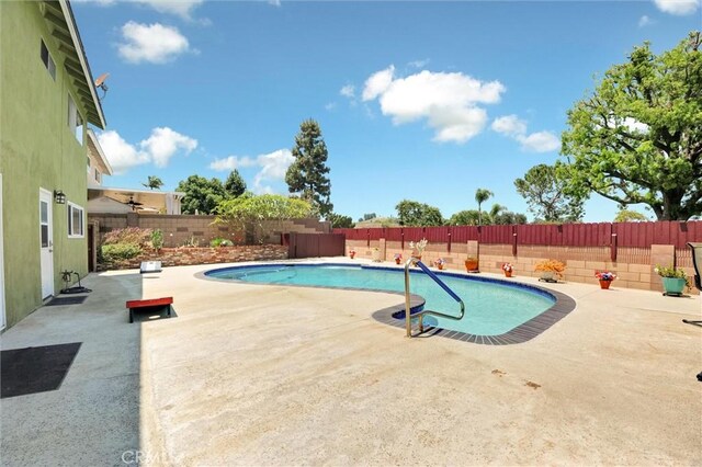 18137 Galatina St, Rowland Heights, CA 91748 - view of pool with a fenced backyard and a patio area
