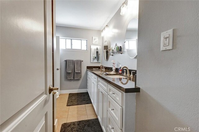 18137 Galatina St, Rowland Heights, CA 91748 - full bath featuring double vanity and tile patterned flooring