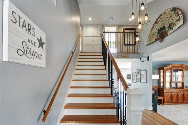 18137 Galatina St, Rowland Heights, CA 91748 - stairs featuring a high ceiling