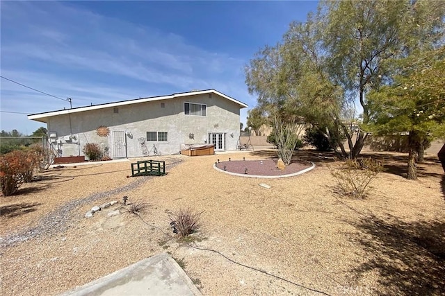 13827 Olathe Rd, Apple Valley, CA 92307 - rear view of property with stucco siding