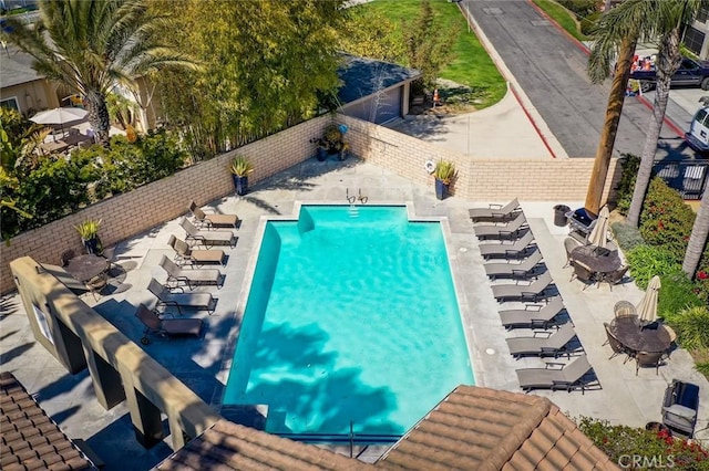 310 Lake St Unit 216, Huntington Beach, CA 92648 - pool featuring a patio and a fenced backyard