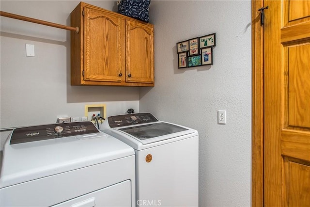 6180 Cedar Ave, Angelus Oaks, CA 92305 - washroom featuring washing machine and dryer and cabinet space