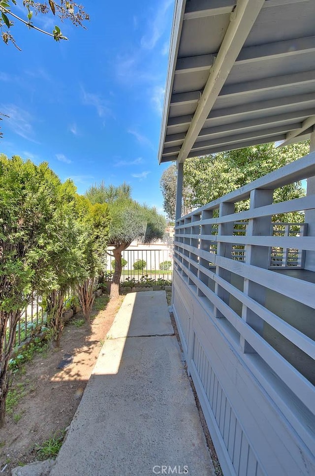 4026 Toland Way, Los Angeles, CA 90065 - view of patio with fence
