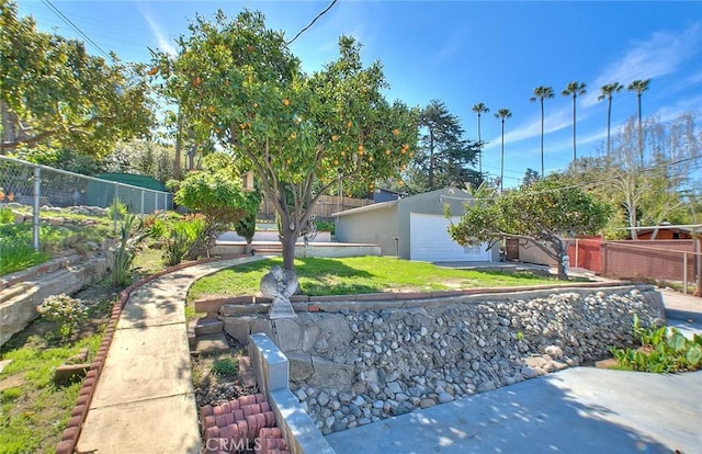 4026 Toland Way, Los Angeles, CA 90065 - view of yard with fence