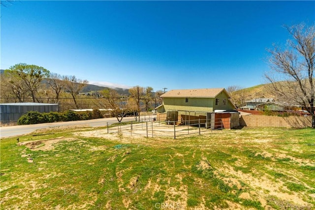 14935 Elizabeth Lake Rd, Lake Elizabeth, CA 93532 - view of yard with an outbuilding and an exterior structure