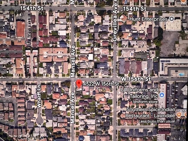 4522 W 156th St, Lawndale, CA 90260 - aerial view of property's location