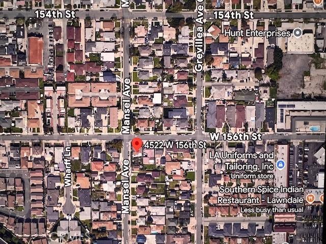 4522 W 156th St, Lawndale, CA 90260 - aerial view of property's location