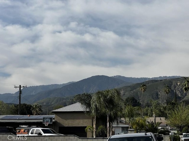 view of mountain feature