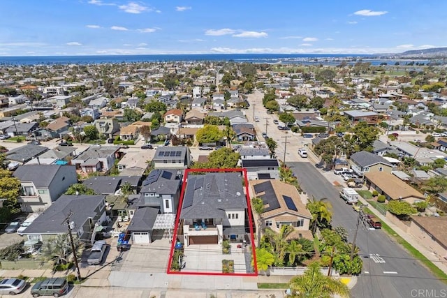 2264 Soto St, San Diego, CA 92107 - aerial perspective of suburban area with property boundaries highlighted