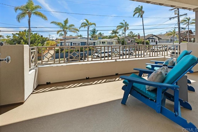 2264 Soto St, San Diego, CA 92107 - view of patio with a residential view and a balcony