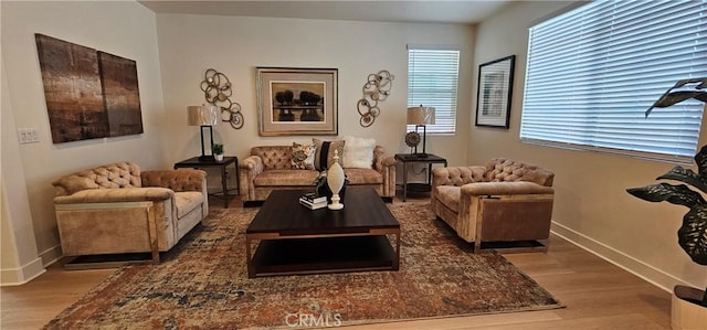 5232 Las Palmas Way, Chino, CA 91710 - living area featuring wood finished floors and baseboards