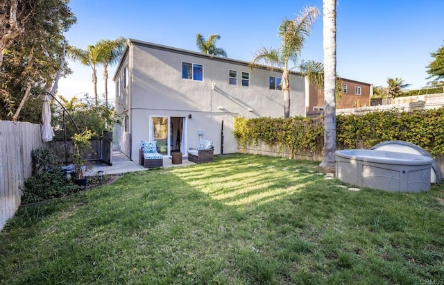 303305 Sanford St, Encinitas, CA 92024 - back of house with stucco siding and a patio area