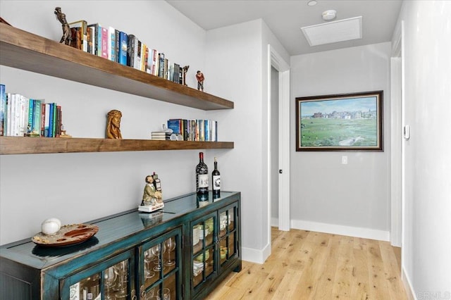 2677 State St # 301, Carlsbad, CA 92008 - hallway featuring light wood finished floors and baseboards