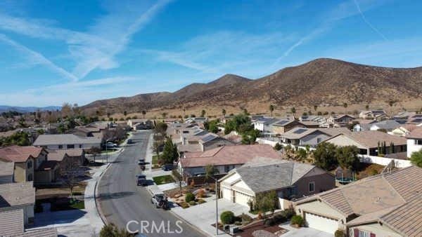view of mountain feature featuring a residential view