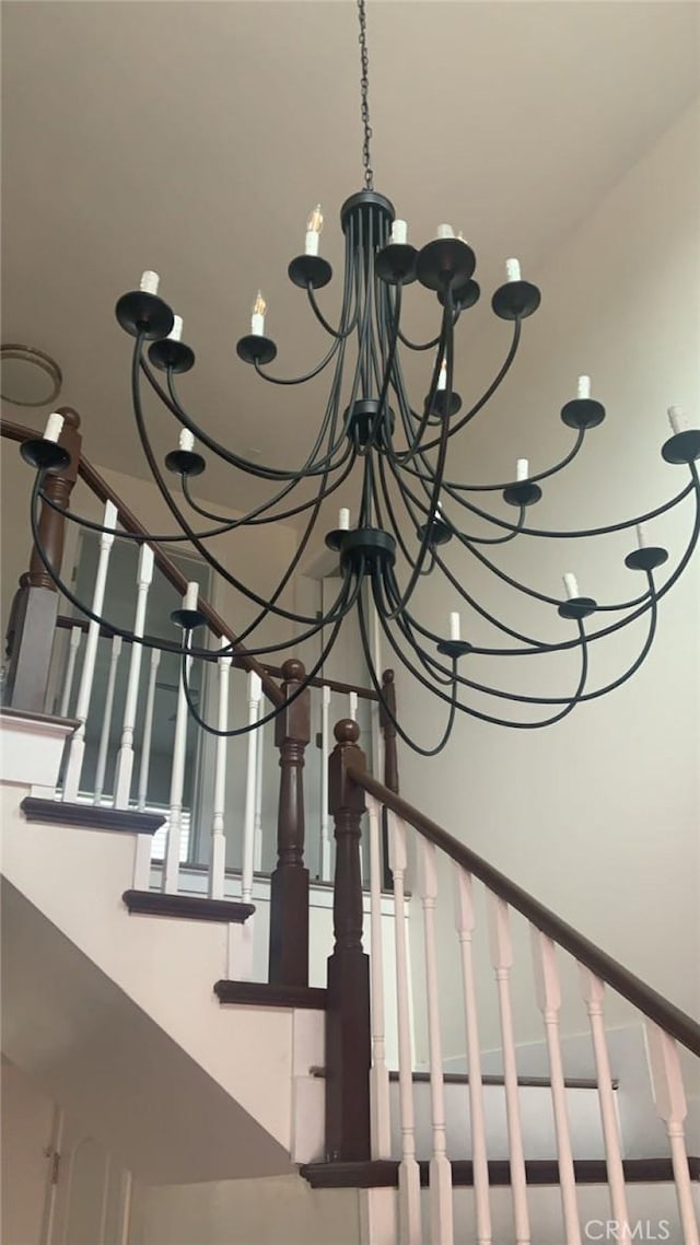 340 Foxenwood Dr, Santa Maria, CA 93455 - interior details featuring an inviting chandelier