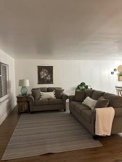 340 Foxenwood Dr, Santa Maria, CA 93455 - living area with wood finished floors