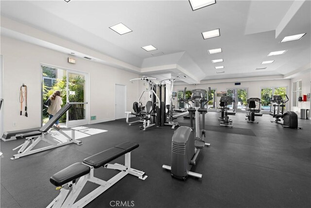 2233 Martin Unit 212, Irvine, CA 92612 - exercise room featuring baseboards