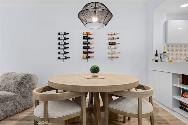 2233 Martin Unit 212, Irvine, CA 92612 - dining area with light wood-type flooring